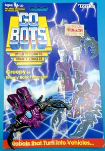 Vintage Bandai Tonka Gobots - Creepy MRD-104 Full Cardback High grade - Picture 1 of 4