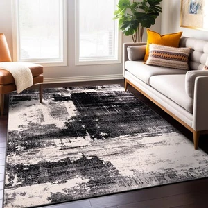 Rugshop Area Rug Modern Abstract Design Carpet Guest Room Rug Living Room Rugs - Picture 1 of 66