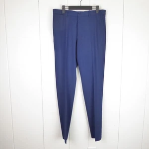 Pantalones Zara Para Hombres Talla 32 Vestido Ajustado Negocios Informal Plisado Carrera Oficina Clásico - Imagen 1 de 9