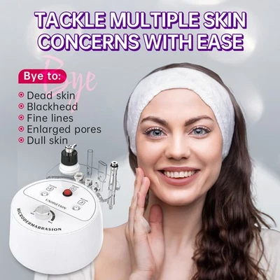 Máquina de cuidado de la piel Pro Diamond microdermabrasión dermoabrasión exfoliación facial Foto 1 de 4