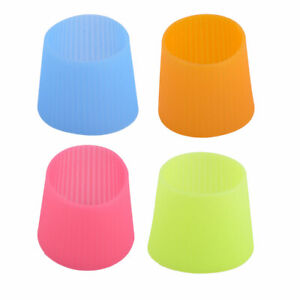 Kitchen Silicone Heat Insulation Nonslip Glass Water Cup Bottle Protector Sleeve