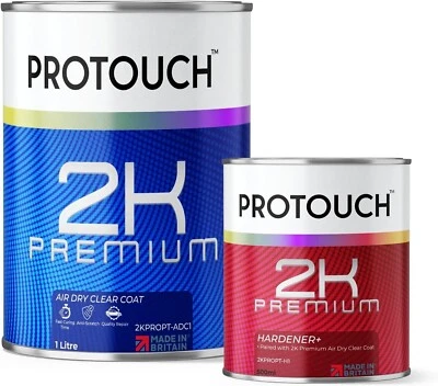 Protouch 2K Premium Air Dry Clearcoat 1,5 l kit 1 L vernice trasparente con indurente 500 ml