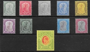 MONTSERRAT SG35/47 1908-14 DEFINITIVE SET MTD MINT - Picture 1 of 1