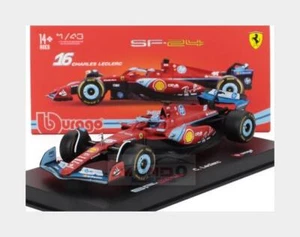 1:43 BURAGO Ferrari F1 Sf-24 #16 Miami Gp 2024 Charles Leclerc BU36843-LEC-MIAMI - Imagen 1 de 3