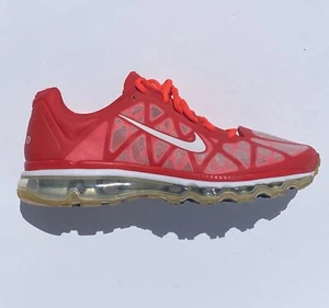 Nike Air Max 2011 Red White Unreleased Sample Running Shoes Size 9 Rare Supreme - Picture 1 of 5