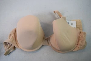 36DDD Beige Motherhood Maternity Full Cover Underwire and Nursing Bra with lace - Picture 1 of 2