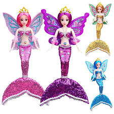 Mermaid Princess Dolls Pool Toy Baby Girl Bath Water Toy DIY Dress Children Gift