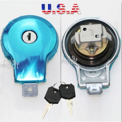 Bloqueo de tapa de gas combustible y llaves para Yamaha Virago XV125 XV250 XV400 535 700 750 XV1100 Foto 1 de 4