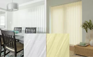 Cirrus Vertical Blinds 89mm Slats Easy To Install Polyester Fabric Blinds - Picture 1 of 1