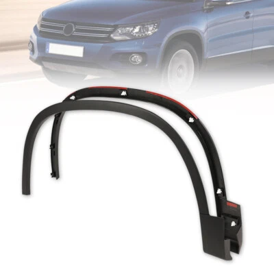 Fit For 12-17 Volkswagen Tiguan Textured Plastic Front Fender Flares LH & RH - Imagem 1 de 4