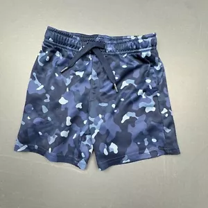 Ideology Athletic Shorts Boys 4T Blue Camo Drawstring Mesh Activewear Outdoor - Picture 1 of 9