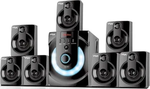 IKALL Vox V7171 Home Theater 7.1 Speaker System Aux, USB and FM Connectivity - Picture 1 of 5