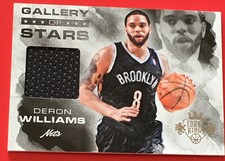 2013-14 Court Kings Gallery of Stars Jerseys Nets Card #3 Deron Williams /325 
