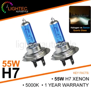 H7 55W Hid White Xenon Halogen Upgrade Bulbs 12V Premium 5000k 6000k - Picture 1 of 6