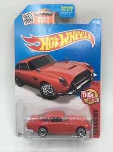 2016 HOT WHEELS ASTON MARTIN 1963 DB5 Red Then And Now New Sealed - Picture 1 of 3