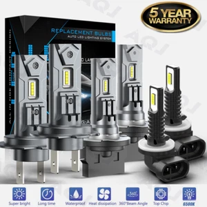 For KIA Sportage 2011-2016 Combo LED Headlight High Low Beam Fog Light Bulbs 6x - Picture 1 of 21