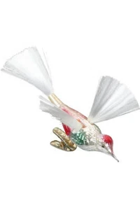 Inge Glas High Flyer, Clip-On Bird 10113S018 German Glass Orn NEW w/Gift Box - Picture 1 of 2