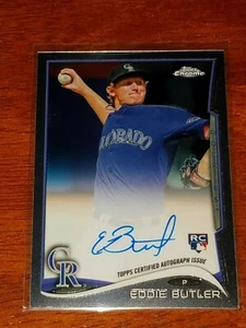 Autografi Eddie Butler 2014 Topps Chrome Rookie #EB - Foto 1 di 1