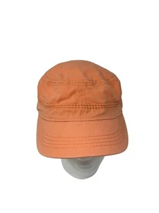 Life Is Good Women's Cadet Cap Summer Hat Solid Orange Embroidered Logo M/L - Picture 1 of 8