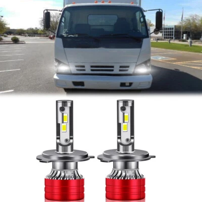 For Isuzu NPR 2006 - 2013 2X 9003 H4 LED Headlight Bulbs High/Low Beam Kit 6000K - Image 1 of 4