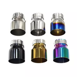 4 piezas puntas de escape silenciador coche para BMW M2 F87 M3 F80 M4 F82 entrada 2,75 pulgadas 70 mm - Imagen 1 de 24
