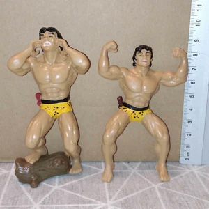 Figurine PVC DISJORSA 1995 - TARZAN - lot de 2 - Imagen 1 de 3