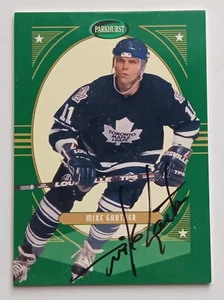 2001-02 Parkhurst Autographs Mike Gartner /80 Toronto Maple Leafs - Picture 1 of 2