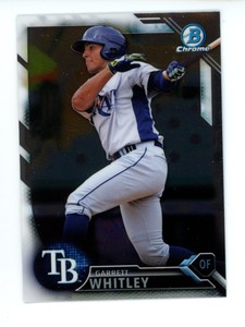 2016 Bowman Chrome Prospects  Garrett Whitley #BCP68 Tampa Bay Rays