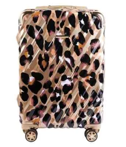 Marcy McKenna Hard Side 22" Spinner Hamptons Collection -Modern Leopard NWT - Picture 1 of 10