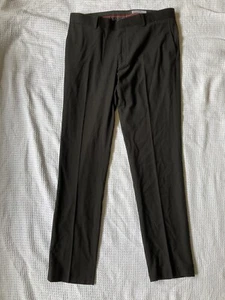 PREVIEW men's Tailored Fit BLACK slacks Dress Pants Formal Size 32/82 - Picture 1 of 9