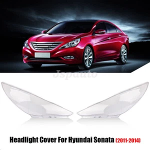 Repuesto de cubierta de lente de faro izquierdo y derecho para Hyundai Sonata 2011-14 - Imagen 1 de 9