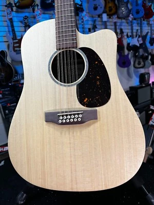 Guitarra Martin DC-X2E 12 cuerdas - Braz patrón de palo de rosa 057 Get Plekd Foto 1 de 4