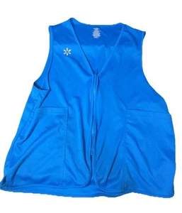 Official Men's Walmart Employee Vest Uniform Associate Blue Sz M - Picture 1 of 9