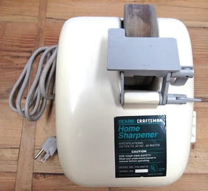 SEARS CRAFTSMAN HOME SHARPENER Wet Stone Tested Ready To Use IN GOOD CONDITION - Picture 1 of 7
