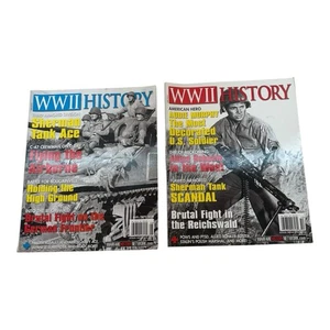 WWII History Magazine 2020 Lot of 2 US Audie Murphy Sherman Tank Scandal - Imagen 1 de 9