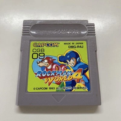 Rockman World 4 Nintendo Game Boy Capcom 1993 Japanese Version DMG-R4J Megaman - Image 1 of 2