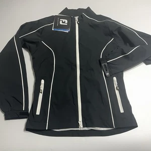 FootJoy Regenjacke Damen XSmall HydroLite Golf schwarz 100% wasserdicht FJ Neu mit Etikett - Bild 1 von 13