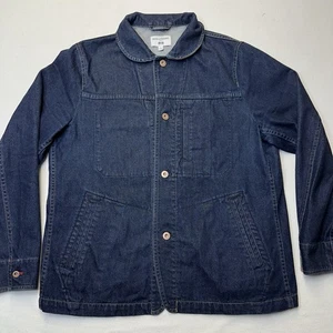 Chaqueta de mezclilla para mujer Uniqlo Ines de la Fressange Paris lavado oscuro XL - Imagen 1 de 10