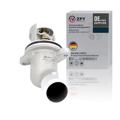 ZPY Engine Coolant Thermostat Assembly For Audi A4 A6 Quattro 06C121111E - Image 1 of 4