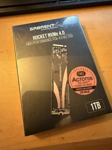 Nuevo/Sellado Sabremt Rocket NVMe 4.0 Alto Rendimiento PCle 4.0 M.2 SSD-1TB - Imagen 1 de 2
