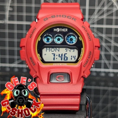 Casio G-Shock GW-6900 Solar Multiband мать / SNES ограниченного красный GW-6900MOT24-4 - Изображение 1 из 4