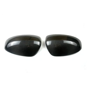 Real Carbon Fiber Add-on Side Rearview Mirror Cover Trim for Infiniti QX50 QX70 - Picture 1 of 5