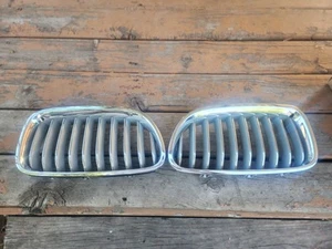 2011-16 BMW 550i F10 Front Right Passenger Side Upper Radiator Grille OEM Chrome - Picture 1 of 5