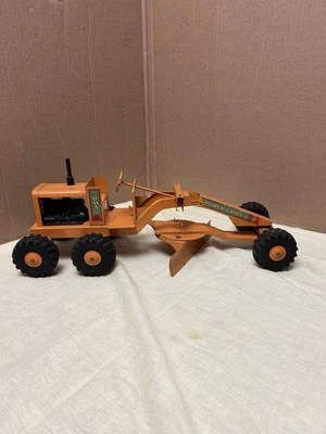 Vintage Lumar Pressed Steel Road Grader Toy - Image 1 of 4