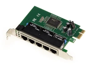 Card Pcie Switch Ethernet With Chipset Ic Plus IP175 - 5 Ports - Picture 1 of 2