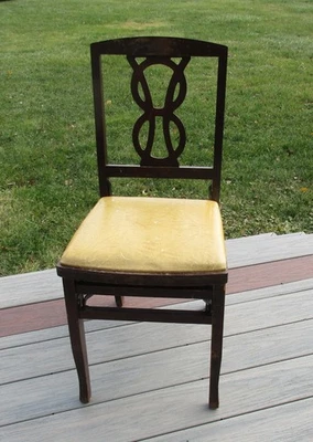 Chars plegables Louis Rastetter & Sons de madera maciza Kumfort de 1930 Foto 1 de 4