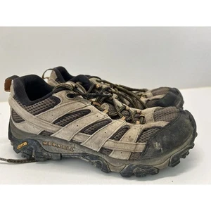 Merrell Mens Moab 2 Ventilator Walnut Vibram Hiking Shoes Size 9.5 0318 i06011w - Picture 1 of 6