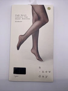 Medias transparentes de control de cintura alta para mujer 20D - Un nuevo día - M/L - Ébano - S710 - Imagen 1 de 4