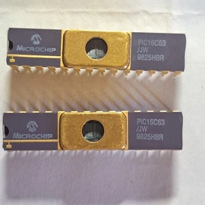PIC 16C63-JW MICROCONTROLLER CHIPS WITH DEBUG PCB'S PRICE REDUCED TODAY - Picture 1 of 5