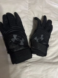 Under Armour Boys Clean Up Batting Gloves w/ Easy Closure - EUC - Youth Small - Picture 1 of 2